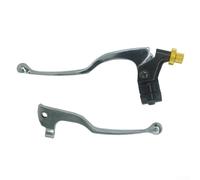 Niceminiwall Motorcycle Clutch Brake Lever Handle Support Assembly, Lasting Alloy Construction, 22mm Handlebar Mount Mirror Base Compatible with Most Motorbike Models for