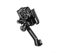 Niceminiwall Motorcycle Phone Holder with Cooling Bracket for Electric For Bike, ABS-Metal Handlebar Mount with Air-Cooling Technology, 360° Rotation, Quick Release, Weather(rearview mirror)