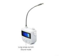 Niceminiwall Multi Purpose Electronic Lock with Adjustable Countdown up to 99 Hours 59 Minutes, Waterproof ABS and Steel Wire Construction, USB Rechargeable Padlock(White)