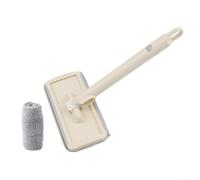 Niceminiwall Multifunctional Mini Desk Mop with Clip and Face Wash Cloth, Compact Hands-Flat Cleaning Tool for for Bathroom and Kitchen, Portable Design for for Home Office(A)
