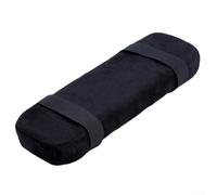 Niceminiwall Office Chair Armrest Pads Memory Foam Covers for for Gaming Chair, Desk Chair and Wheelchair, Soft Elbow Support with Adjustable Strap, Polyester Fabric,(1Pc)