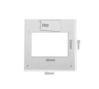 Niceminiwall Optical Transmission Diffraction Grating Sheet 50/100/300/600 Lines 2mm PET Plastic for Spectrophotometer Light Spectrum Analysis and Teaching Demonstration(300lines/mm)