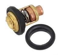 Niceminiwall Outboard Motor Thermostat with Gaskets Stainless Steel Copper Construction for Johnson for Evinrude 5-235HP Marine Engines Replacement 5005440 8330720