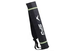 Niceminiwall Outdoor Arrow Quiver for Field Training - Reflective Oxford Cloth Back Quiver, Holds 40-50 Arrows, Lightweight 108g, 485 x 120 x 90 mm, Black