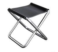 Niceminiwall Outdoor Folding Stool Mini Stool Fishing 11X8.66x9.45 Inches Beach Chair Barbecue Outdoor Portable Folding Stool(Lake blue)