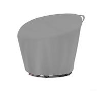 Niceminiwall Outdoor Patio Papasan Chair Cover, 210D Oxford Cloth, Waterproof and Weather Resistant for Wicker, Rattan, Saucer, Egg and Round Chair(grey 132 * 51 * 89cm)