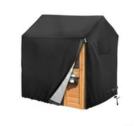 Niceminiwall Outdoor Playhouse Cover, 145 * 145 * 160Cm Waterproof Sunscreen Garden Courtyard Wooden House Protective Cover(145 * 145 * 160cm)