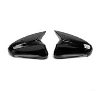 Niceminiwall Pair Car Rearview Side Glass Mirror Cover Trim Compatible with for Seal Atto 4 2022-2024, Exterior Replacement Mouldings, Gloss Black or Carbon Look ABS(Glossy black)