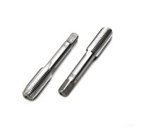 Niceminiwall Pair High Speed Steel Straight Fluted Fine Thread Metric Hand Taps for Stainless Steel, Iron and Copper Processing - Right Hand Machine Connector Taps in 12mm,(M12x1.5mm)