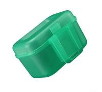 Niceminiwall Plastic Fishing Bait Box Worm Container Lure Case with Ventilated Small Holes and Secure Buckle Clip, Portable Compact Design for for Live Red Worms Small Shrimp