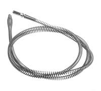 Niceminiwall Plumbing Snake Tool 3meters Manganese Steel Spring Drain Cleaner Attachment for for Electric Drill, Flexible Pipe Dredging Unblocker for for Kitchen Sink, Bathroom Bathtub,(B)