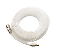 Niceminiwall Pneumatic Straight Pipe Air Compressor Hose 5x8mm PE Tube with Quick Connectors, High Pressure Erosion Resistant, 0-70°C Range, Compatible with(WHITE10M)