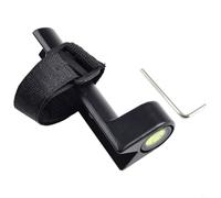 Niceminiwall Portable Right-Angle Vertical Level with Strap for Building Survey, Aluminum Alloy Bubble Leveler Centering Pole(Black)