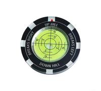 Niceminiwall Premium Alloy Green Reader with Magnetic Hat Clip and Bubble Level for Slope Measurement, Ball Marker and Training Aid for Golfers(Green)