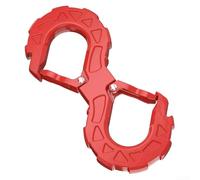 Niceminiwall Premium Alloy Steel S Shape Hook for Trailers Sturdy Design for Off Road Recovery Needs (Red)