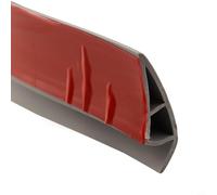 Niceminiwall PVC Floor Transition Strip 1m Carpet to Laminate Threshold Ramp, 7cm Wide Flexible Waterproof Edge Trim for for Height Difference Buffer, Slip Resistant Cover for(Gray)
