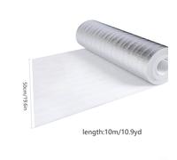 Niceminiwall Radiator Reflective Film for Wall Thermal Insulation - 3mm Thick Aluminum Foil with Pearl Cotton Insulation Material, 10m x 0.5m for Home Heating Efficiency(L 50cm 10m)