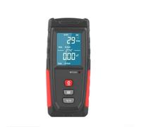 Niceminiwall Rechargeable EMF Meter with Digital LCD Display for Electromagnetic Radiation Detection and Magnetic Field Testing, Black