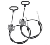 Niceminiwall Recliner Release Cable Replacement for Sofa Chair, 2 Pack D-For Ring Pull Handle with 41 Inch Total Length, Plastic Sheath Reinforced for Most Recliner Brands