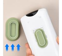 Niceminiwall Remote Control Magnetic Bracket Storage Hook Silicone Wall Mount White 6pcs(White)
