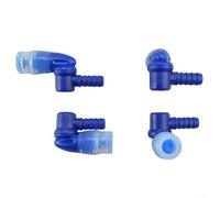 Niceminiwall Replacement Bite Valve for Hydration Pack Reservoirs - 360° Swivel Suction Nozzle, Silicone Drinking Tube Mouthpiece for Camping, Hiki(Blue)