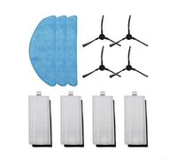 Niceminiwall Replacement Parts Kit for For Tesvor S7 Pro Robot Vacuum Cleaner - Side Brushes, and Mop Cloths Compatible with For Tesvor S7 Pro Robotic (B)
