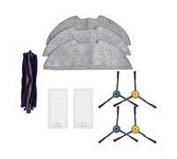 Niceminiwall Replacement Parts Kit for M9 For Eureka NERE10s E10S For Obode A8 Robot Vacuum - Main Side Brush Filter Mop Cloth Set Compatible with Multiple Models(A)