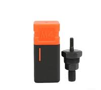 Niceminiwall Replacement Threaded Mandrel for Hand Nut Rivet Tool Metric to M10 Sizes in High Strength Steel with Storage Box(M4)