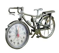 Niceminiwall Retro Alarm Clock for Home Decor with Arabic Numerals and Shape, 22 x 13 cm, Stand-Up Base for Desk or Office, Plastic+ABS Construction