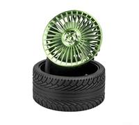 Niceminiwall Retro-Inspired USB Mini Fan with Wheel Design, 5V 1A Quiet Operation for Car, Office and Home Use, ABS Material, Compact Portable Cooling Device(Green)