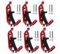 Niceminiwall Roof Rack Mount Kit with Metal Rubber Clamps for Secure Tool and Equipment Attachment, Compatible with Shovels, Bikes and Outdoor Gear for Trucks, Cars and(6pcs)