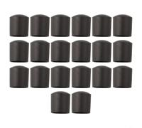 Niceminiwall Round Plastic Cover Round Tube Plastic Cover 10-28 Mm Soft Rubber Cover Black Table And Chair Protective Foot Cover Noise Reduction Non-slip(10mm)