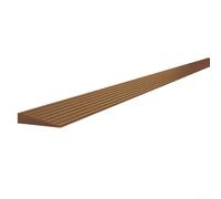 Niceminiwall Rubber Door Threshold Ramp 10ft Wheelchair Scooter Stroller Friendly Non-Slip Garage Floor Transition Strip with 4 Colour Choices for Easy Access(Shallow brown)