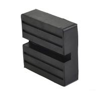 Niceminiwall Rubber Jack Pad 70x70x25mm for Scissor Car Lift and Jacking Beam, Lasting Anti-Slip Support Block with Groove to Protect Vehicle Frame Rails and Pinch Welds(2PCS)