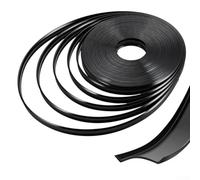 Niceminiwall RV Insert Trim Molding Screw Cover 7/8 Inch Heavy-Duty Vinyl Travel Trailer Trim for Protection Against UV Damage and Rust Prevention in Black Color Options(100Ft)