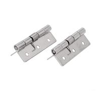 Niceminiwall Self Closing Spring Door Hinges 304 Stainless Steel Heavy Duty Brushed Finish for for Doors Cabinets Boxes Instrument Cases Jewelry Chests Automatic Closing(2.5 Inch)