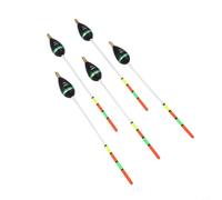 Niceminiwall Set of 5 Fishing Floats with Copper Head and Bal Fir Construction, Vertical Buoy Design for Sea Fishing Tackle, and Sensitive Floats for Accurate Bite(15g)