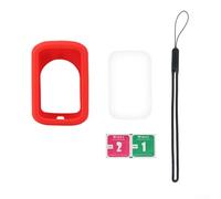 Niceminiwall Silicone Protective Cover for for Magene C206/C206 Pro and C406/C406 Pro Computer, Wireless GPS Speedometer Case, Shock-Absorbing and Scratch-Resistant(Red)
