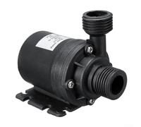 Niceminiwall Small Booster for Garden Watering Equipment and Fish Tank Accessories, 12V/24V DC Diaphragm Water with High Pressure 800L/H Flow Rate, Self-Priming(DC 24V)