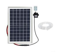 Niceminiwall Solar Pond Pump with Filter, 10W 9V Solar Panel Underwater Pump Suitable for Ponds, Fountains
