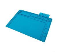 Niceminiwall Soldering Mat Station, Heat Resistant Silicone Work Pad for Electronics Repair, 45x30cm Magnetic Anti-Static Soldering Desk Mat, Compatible with Soldering