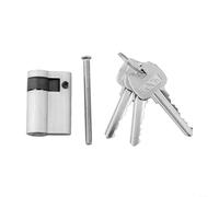 Niceminiwall Solid Brass 45mm Half Door Lock Cylinder - Rust-Resistant All Copper Lock Core with Anti-Pick and Shock-Resistant Design for for Enhanced Security in Residential