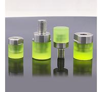 Niceminiwall Stainless Steel Buffer Screw with Dual Wrench Position and Lasting PU Coated Push Head, Rust Resistant Thread Design for Internal and External Threading,(M-4)
