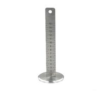 Niceminiwall Stainless Steel Ceiling Leveling Ruler with Bubble Level for Wall and Floor Tile Installation, Professional Equal Height Gradienter Tool for
