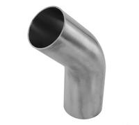 Niceminiwall Stainless Steel Elbow Pipe With 45 Degree Bend For Exhaust,Polished Finish Exhaust Fitting,Automotive Exhaust Adapter,19Mm To 51Mm Pipe Choices(45 mm)