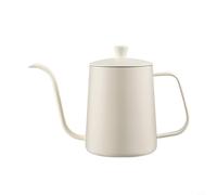 Niceminiwall Stainless Steel Gooseneck Kettle for Hand Drip and Pour Over Coffee, Precise Thin Spout for Pot for Controlled Pouring, Ergonomic Anti-Scald Handle, Suitable for(600ML Graduated lid)