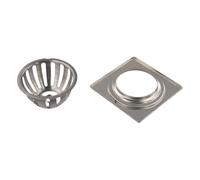 Niceminiwall Stainless Steel Gutter Guard for Leaf Protection For 3/4/5 Inch Downpipes and Roof Drainage Systems for Home Garden Use(Round 5inch)