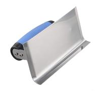 Niceminiwall Stainless Steel Plastering Trowel for Concrete, Drywall, Bricklaying and Skimming, Masonry Tool with Non-Base and Ergonomic Plastic Handle, Square(A)
