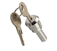 Niceminiwall Stainless Steel Toolbox Lock Insert Linkage Hardware for Drawer Cabinet Security with Diecast and Steel Construction - Silver Finish