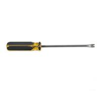 Niceminiwall Staple Lifter Tack Nail Pin Remover Pry Bar Hand Tool with 45° V-Shaped Head and Chrome Vanadium Steel Construction for Upholstery and Workshop Use